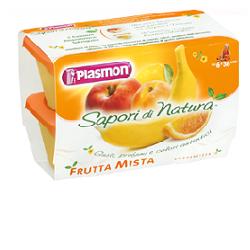 PLASMON SAPORI DI NATURA OMOGENEIZZATO FRUTTA MISTA 100 G X 4 PEZZI - Magnumfarma.it