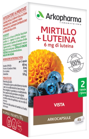 ARKO CAPSULE MIRTILLO+LUTEINA 45 CAPSULE - Magnumfarma.it