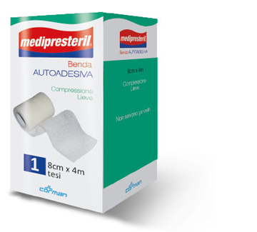 BENDA ADESIVA MEDIPRESTERIL 8X400 CM - Magnumfarma.it