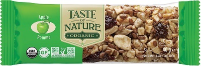 TASTE OF NATURE BARRETTE ALL MELE BIO VEGAN AD ALTO CONTENUTO DI FIBRE 40 G - Magnumfarma.it