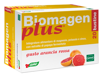 BIOMAGEN PLUS ARANCIA ROSSA 20 BUSTE ASTUCCIO 100 G - Magnumfarma.it
