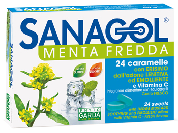 SANAGOL MENTA FREDDA 24 CARAMELLE - Magnumfarma.it