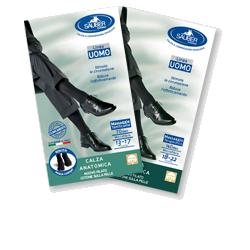 CALZA UOMO COTONE 140 DENARI GRANDE BLU - Magnumfarma.it