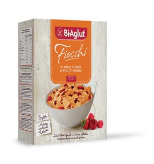 BIAGLUT CEREALI PRIMA COLAZIONE AI FRUTTI ROSSI 275 G - Magnumfarma.it
