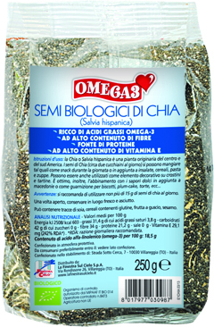 FSC OMEGA 3 SEMI DI CHIA BIO AD ALTO CONTENUTO DI FIBRA 250 G - Magnumfarma.it
