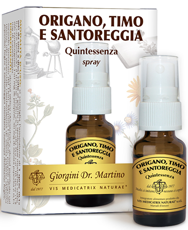 ORIGANO TIMO SANTOREGGIA QUINTESSENZA SPRAY 15 ML - Magnumfarma.it