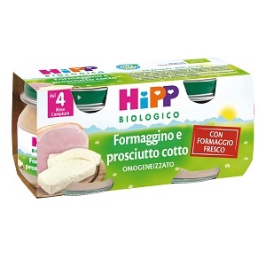 HIPP BIO OMOGENEIZZATO FORMAGGINO PROSCIUTTO 2X80 G - Magnumfarma.it