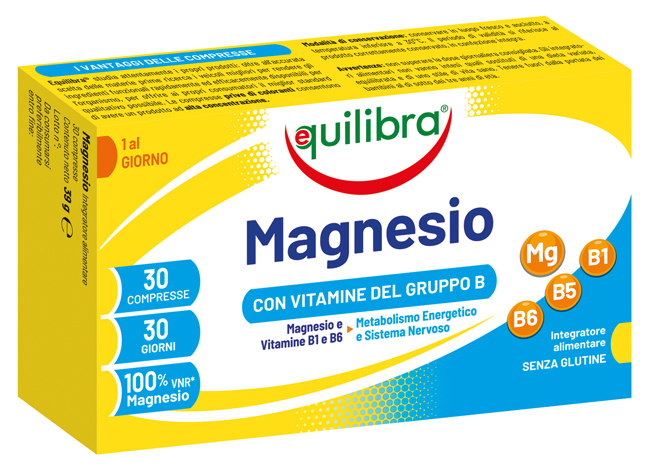 MAGNESIO CON VITAMINE GRUPPO B 30 COMPRESSE - Magnumfarma.it