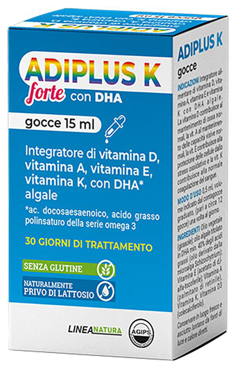 ADIPLUS K FORTE CON DHA GOCCE FLACONCINO 15 ML - Magnumfarma.it