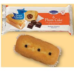 BONONIA PLUMCAKE CREMA CIOCCOLATO SENZA GLUTINE 6 X 45 G - Magnumfarma.it