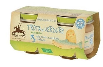 OMOGENEIZZATO TROTA E VERDURE BABY FOOD BIO 2 X 80 G - Magnumfarma.it