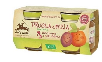 OMOGENEIZZATO PRUGNA E MELA BABY FOOD BIO 2 X 80 G - Magnumfarma.it