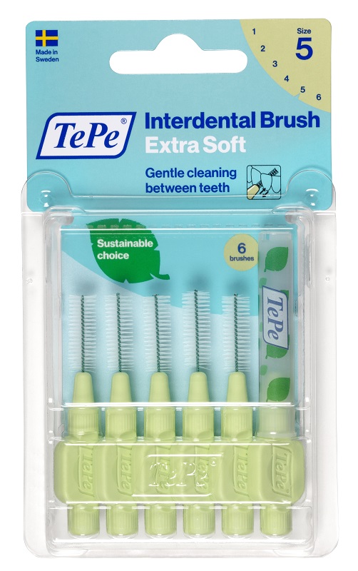 TEPE SCOVOLINO XSOFT VERDE 0,8MM 6 PEZZI - Magnumfarma.it