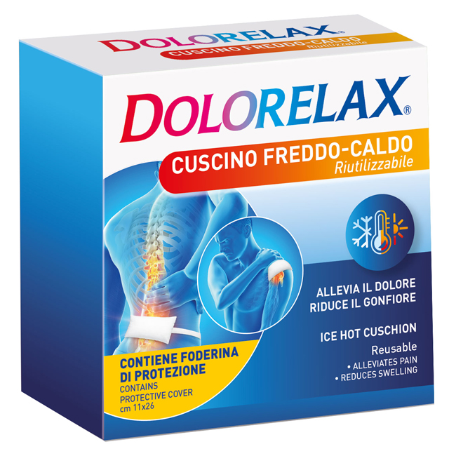 DOLORELAX ICE HOT CUSCINO RIUTILIZZABILE 11X26 CM 2 PEZZI - Magnumfarma.it