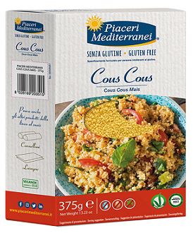 PIACERI MEDITERRANEI COUS COUS DI MAIS 375 G - Magnumfarma.it