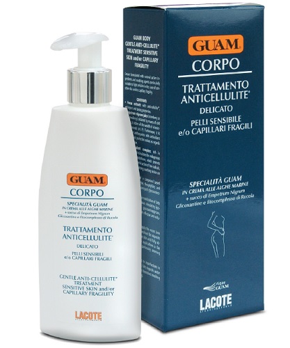 GUAM CREMA CORPO TRATTAMENTO ANTICELLULITE DELICATO PER PELLI SENSIBILI E O CAPILLARI FRAGILI 200 ML - Magnumfarma.it