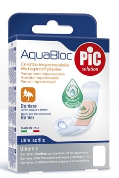 CEROTTO PIC AQUABLOC 10X10CM ANTIBATTERICO 5 PEZZI - Magnumfarma.it