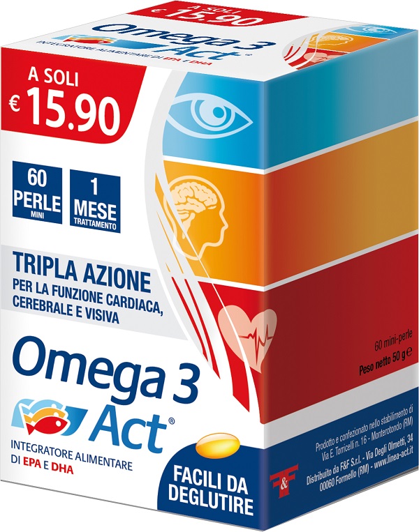 OMEGA 3 ACT 540MG 60 PERLE MINI - Magnumfarma.it