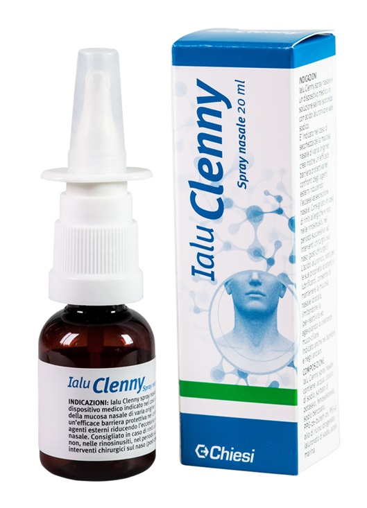 IALU CLENNY SPRAY NASALE SOLUZIONE SALINA ISOTONICA CON ACIDO IALURONICO E SALE SODICO 20 ML - Magnumfarma.it