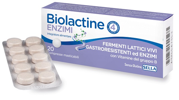 BIOLACTINE ENZIMI 20 COMPRESSE NUOVA FORMULA - Magnumfarma.it