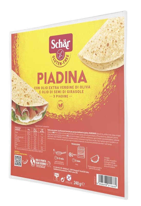 SCHAR PIADINA 3 PEZZI DA 80 G - Magnumfarma.it