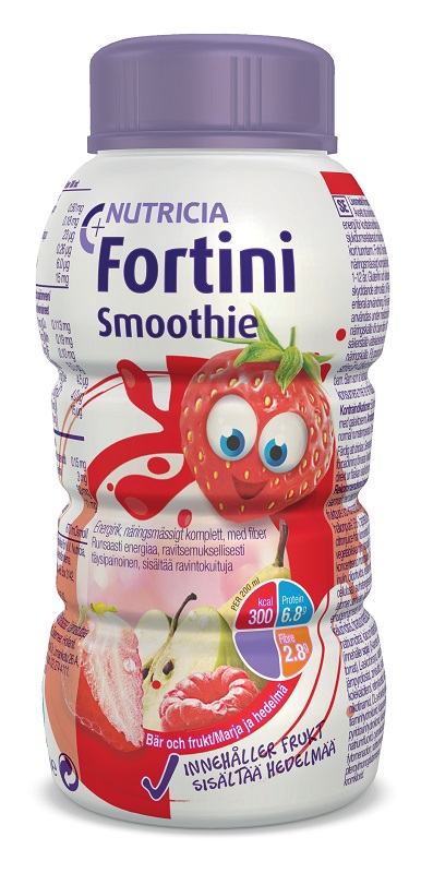 FORTINI SMOOTHIE MULTI FIBRE GUSTO FRUTTI ROSSI 200 ML - Magnumfarma.it
