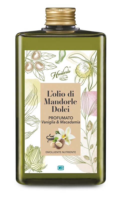 HUILERIE L'OLIO DI MANDORLE DOLCI PROFUMATO VANIGLIA & MACADAMIA 300 ML - Magnumfarma.it