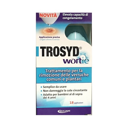 TROSYD WORTIE CRIOGENIZZANTE VERRUCHE COMUNI/PLANTARI 50 G - Magnumfarma.it