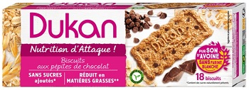 DUKAN EXPERT BISCOTTO CRUSCA GOCCE DI CIOCCOLATO 225 G - Magnumfarma.it