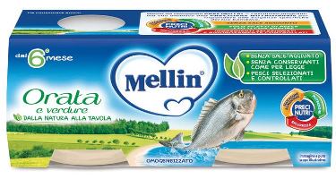 MELLIN OMOGENEIZZATO ORATA 2X80 G - Magnumfarma.it