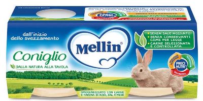MELLIN OMOGENEIZZATO CONIGLIO 2 X 80 G - Magnumfarma.it
