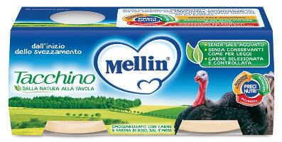 MELLIN OMOGENEIZZATO TACCHINO 2 X 80 G - Magnumfarma.it