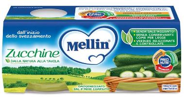 MELLIN OMOGENEIZZATO ZUCCHINE 2 X 80 G - Magnumfarma.it