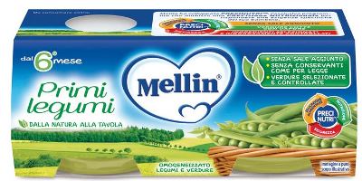 MELLIN OMOGENEIZZATO PRIMI LEGUMI 2 X 80 G - Magnumfarma.it