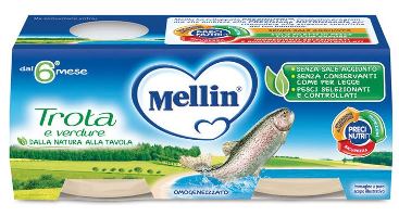 MELLIN OMOGENEIZZATO TROTA 2 X 80 G - Magnumfarma.it