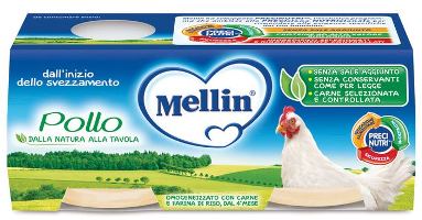 MELLIN OMOGENEIZZATO POLLO 2 X 80 G - Magnumfarma.it