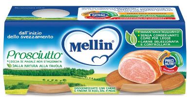 MELLIN OMOGENEIZZATO PROSCIUTTO 2 X 120 G - Magnumfarma.it