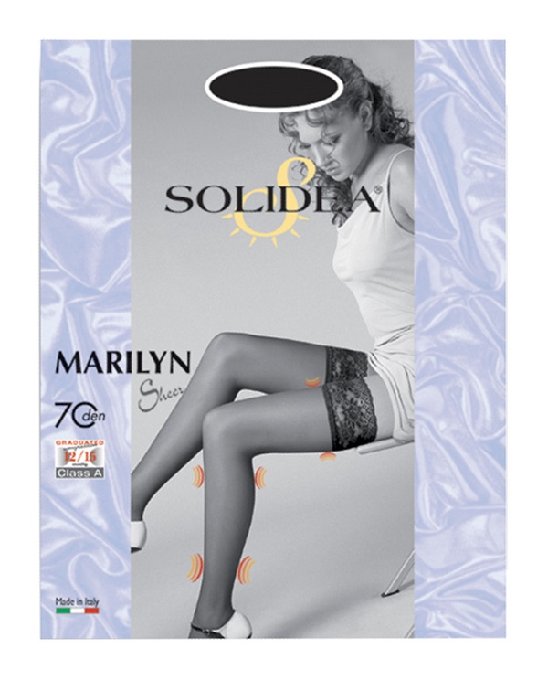 MARILYN 70 SHEER CALZA AUTOREGGENTE NERO 4XL - Magnumfarma.it