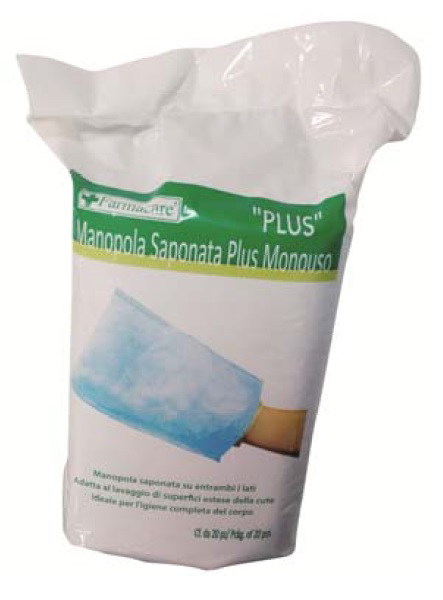 MANOPOLA SAPONATA PLUS MONOUSO 20 PEZZI - Magnumfarma.it
