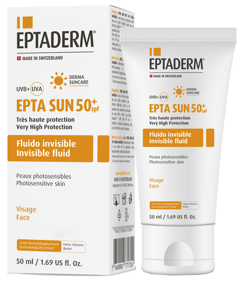 EPTA SUN SPF50+ FLUIDO INVISIBILE 50 ML - Magnumfarma.it