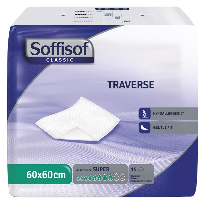 TRAVERSA PER INCONTINENZA SOFFISOF CLASSIC 60X60 15 PEZZI - Magnumfarma.it