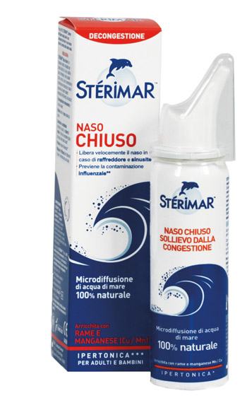 STERIMAR IPERTONICO NASO CHIUSO RAME E MANGANESE SPRAY 50 ML - Magnumfarma.it