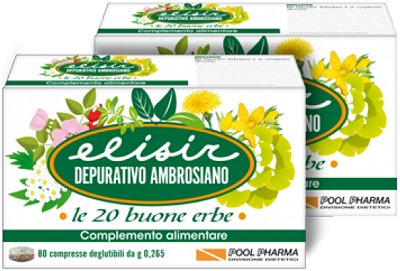 ELISIR DEPURATIVO AMBROSIANO 20 COMPRESSE 5,3 G - Magnumfarma.it