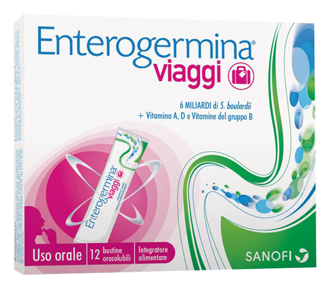 ENTEROGERMINA VIAGGI 12 BUSTINE OROSOLUBILI CONFEZIONE STANDARD - Magnumfarma.it
