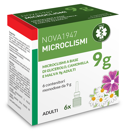 NOVA1947 MICROCLISMI 9G ADULTI 6 CONTENITORI MONODOSE - Magnumfarma.it