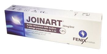 SIRINGA INTRA-ARTICOLARE JOINART ACIDO IALURONICO 1,6% 2 ML 3 PEZZI - Magnumfarma.it