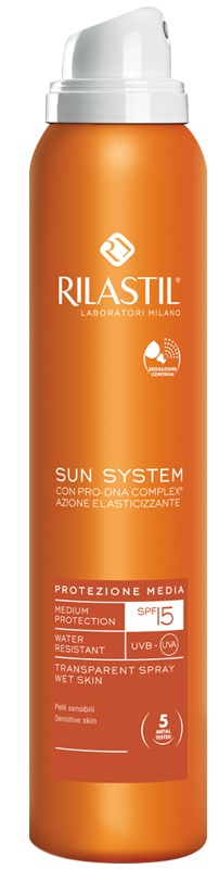 RILASTIL SUN SYSTEM PHOTO PROTECTION THERAPY SPF15 TRANSPARENT SPRAY 200 ML - Magnumfarma.it