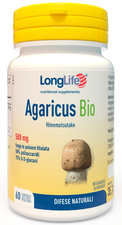 LONGLIFE AGARICUS BIO 60 CAPSULE VEGETALI - Magnumfarma.it
