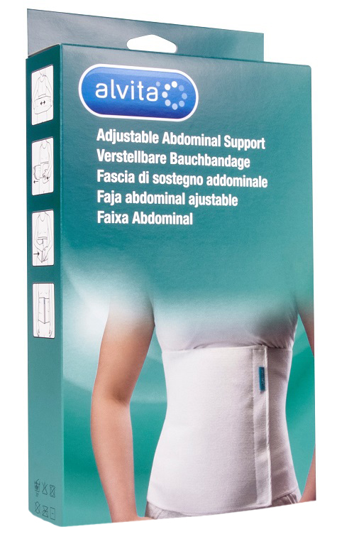 ALVITA FASCIA ADDOMINALE MISURA 1 CIRCONFERENZA 75-95 CM - Magnumfarma.it