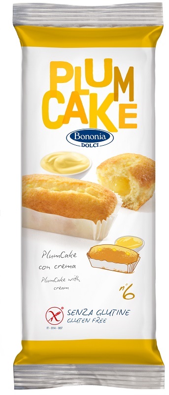 BONONIA DOLCI PLUMCAKE CON CREMA SENZA GLUTINE 6 X 45 G - Magnumfarma.it